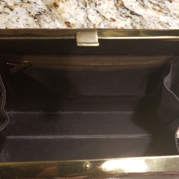 Vintage genuine reptile handbag - Picture 5 of 6